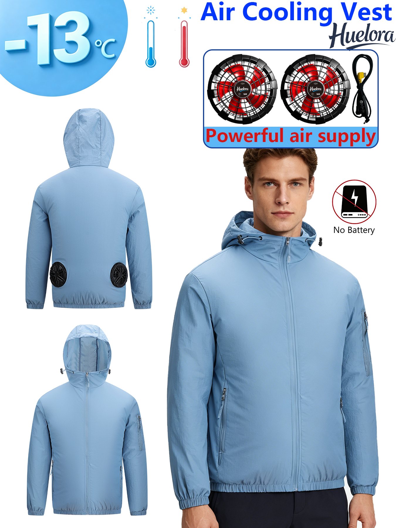 Giacca da Lavoro Estiva da Uom - Fishing Hoodie recensione e prezzo