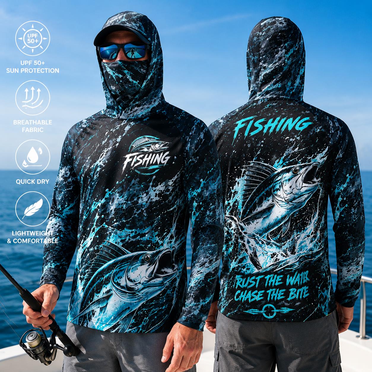 Maglia da Pesca con Cappuccio  - Fishing Hoodie recensione e prezzo