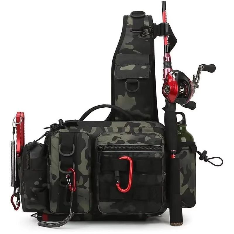 Borsa a tracolla tattica da es - Fishing Backpack recensione e prezzo