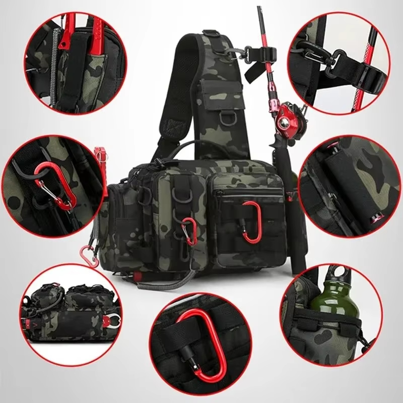 Borsa a tracolla tattica da es - Fishing Backpack recensione e prezzo